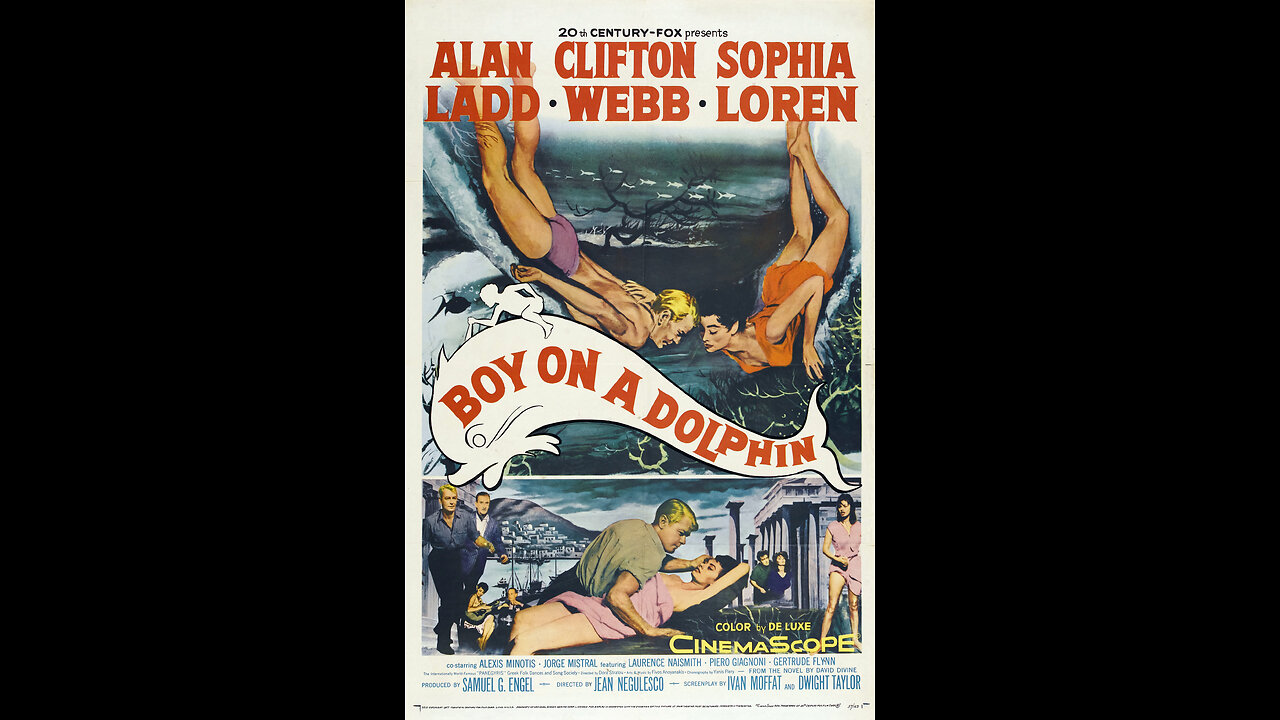 Boy On A Dolphin ( Alan Ladd & Sophia Loren ) Full Movie 1957