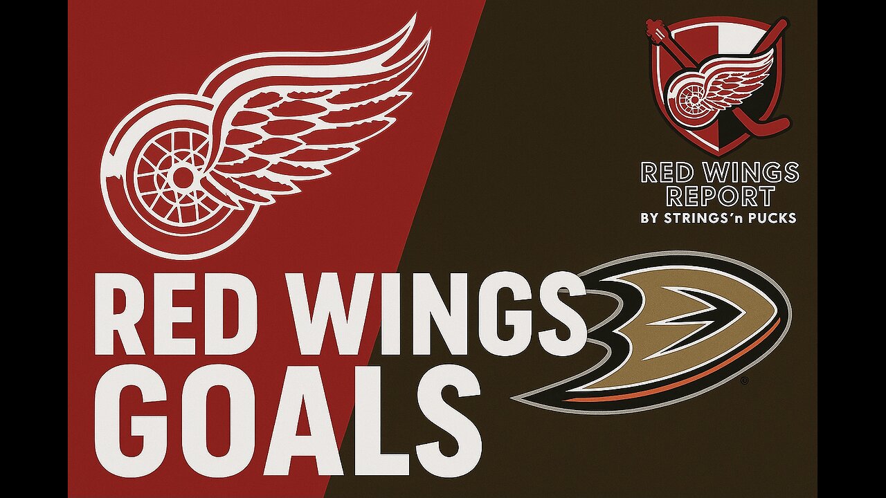 Red Wings vs Ducks: All 6 Detroit Goals in 6–3 Win