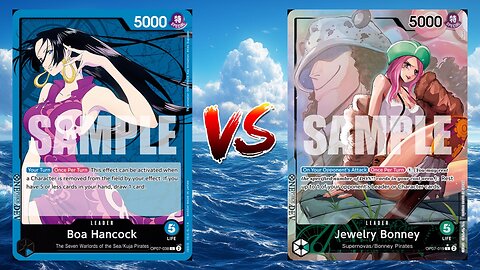 One Piece TCG Boa Hancock VS Jewelry Bonney!!