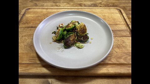 candied Lemon, Walnut, Honey, Bacon, Brussels Sprouts