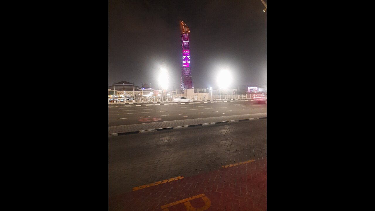 Qatar Stadium Road Vlog Video