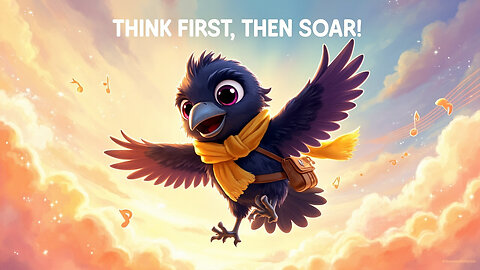 Raven Rises with Reason 🐦 | Think First, Then Soar! | Kids’ Pop Song