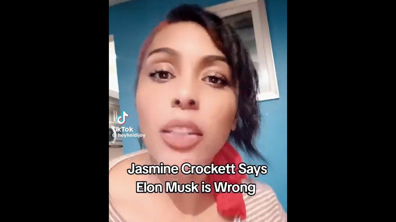 Black Woman Lights Jasmine Crockett UP For Attacking Elon Musk And Trying To HIDE Government Fraud