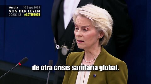"We are on the bring, (...), of another global health crisis." – Ursula von der Leyen (sept.2025).