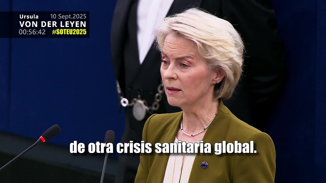 "We are on the bring, (...), of another global health crisis." – Ursula von der Leyen (sept.2025).