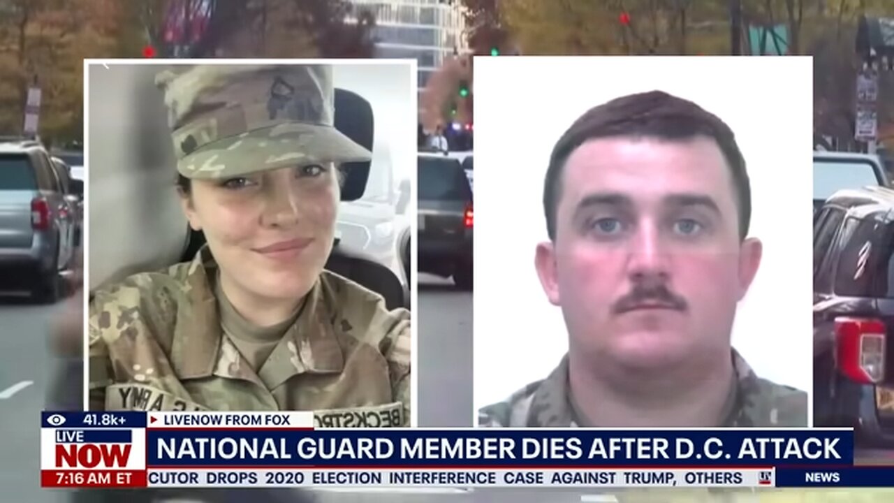 Trump: National Guard member fighting for his life