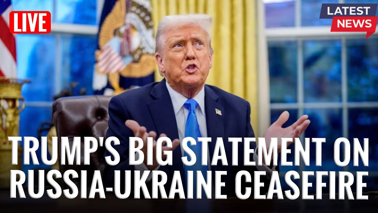 LIVE | US Prez Trump Comments on Ukraine, Expressing Hope for Russian Agreement on Ceasefire