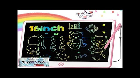 Hockvill LCD Writing Tablet for Kids 16 Inch Toys for Girls Boys Review