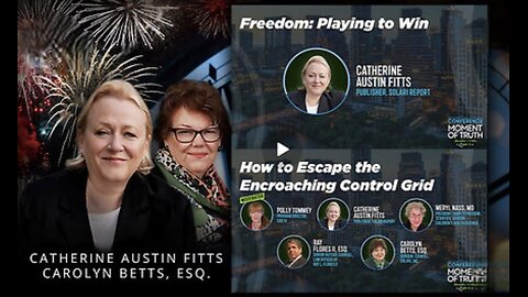 Freedom: Playing to Win + How to Escape the Encroaching Control Grid | CATHERINE AUSTIN FITTS