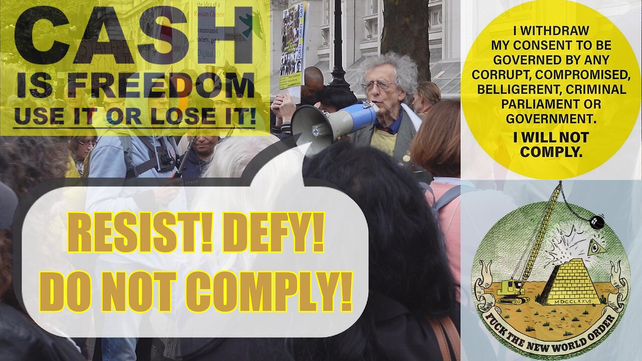 Piers Corbyn Speaking at London No To Digital ID March 18.10.25