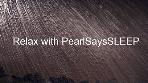 2 Hours Deep Sleep Rain Sounds | Black Screen for Insomnia & Stress Relief | Heavy Rain Relaxation