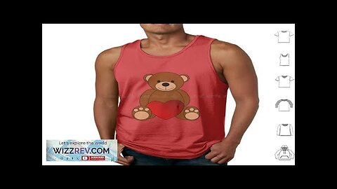 Teddy Love Tank Tops Print Cotton Teddy Love Bear Teddybear Valentine Valentinesday Review