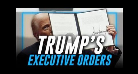 Video- Alex Jones Breaks Down President Trump'S Key Executive Orders