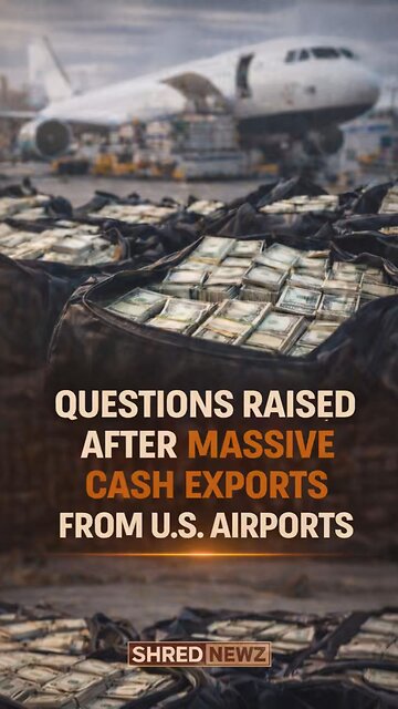 🚨 QUESTIONS RAISED AFTER MASSIVE CASH EXPORTS FROM U.S. AIRPORTS