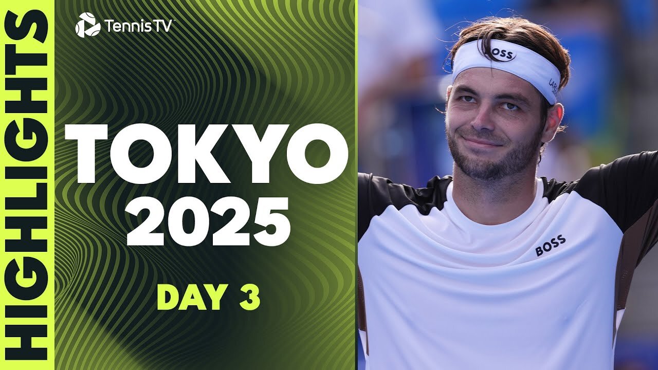 Fritz Takes On Borges; Ruud, Berrettini, Korda & Vukic In Action | Tokyo 2025 Day 3 Highlights
