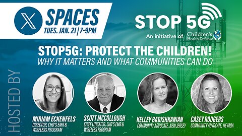 Stop5G: Protect The Children! Why It Matters, What Communities Can Do