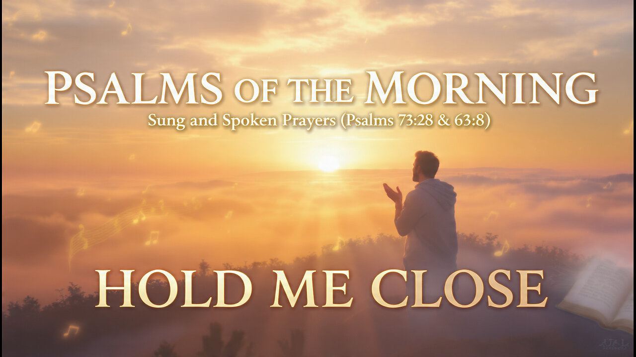 “Psalms of the Morning – Sung and Spoken Prayers (Psalms 73:28 & 63:8) – HOLD ME CLOSE”