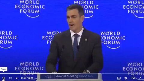 👁 Spanish PM declares war on online anonymity at WEF 2026