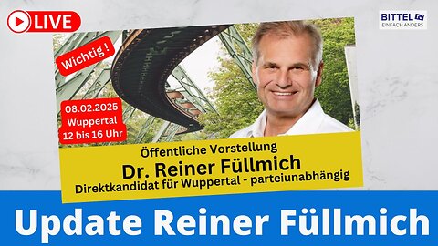 Update Reiner Fuellmich - Demo in Wuppertal - 8.2.2025