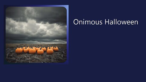 Onimous Halloween #music #halloween #trickortreat #october