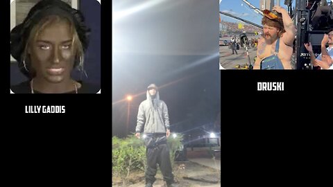 LILLY GADDIS GET BACCLASH FO DOIN BLACC FACE ON HALLOWEEN AN DRUSKI DOES WHITE FACE DA GOT MADD💪🏾🔵