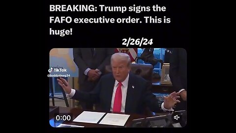 Fuck around and find out order