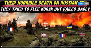 A Large Group of BRITISH and FRENCH Mercenaries Were Blown to Pieces During Their Escape From KURSK