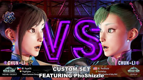 Kuya Kalbo SF6 Custom Set with PhoShizzle (Morrigan themed Chun Li) 2026 Winter January.