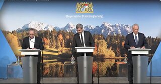 LIVE: Pressekonferenz mit Söder, Aiwanger und Herrmann zur "Drohnenabwehr in Bayern"