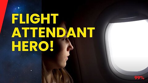 FLIGHT ATTENDANT'S SHOCKING DISCOVERY SAVES GIRL!