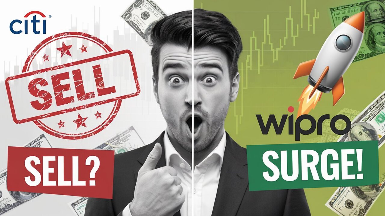 "Citi's "Sell" Rating on Wipro vs. Stock Price Surge 📈 | Finance Update💰📊"