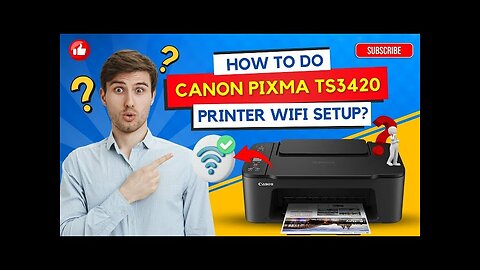 How to do Canon PIXMA TS3420 Printer WiFi Setup?