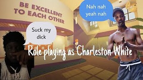 Pressing people as Charleston White ￼