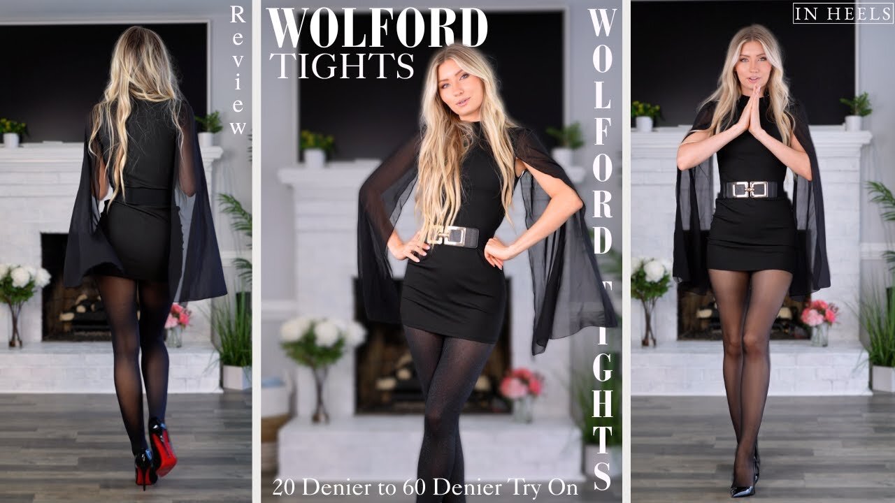 Which Pair is The Best? |Trying On All Wolford Tights From 20 Den to 60 Den!