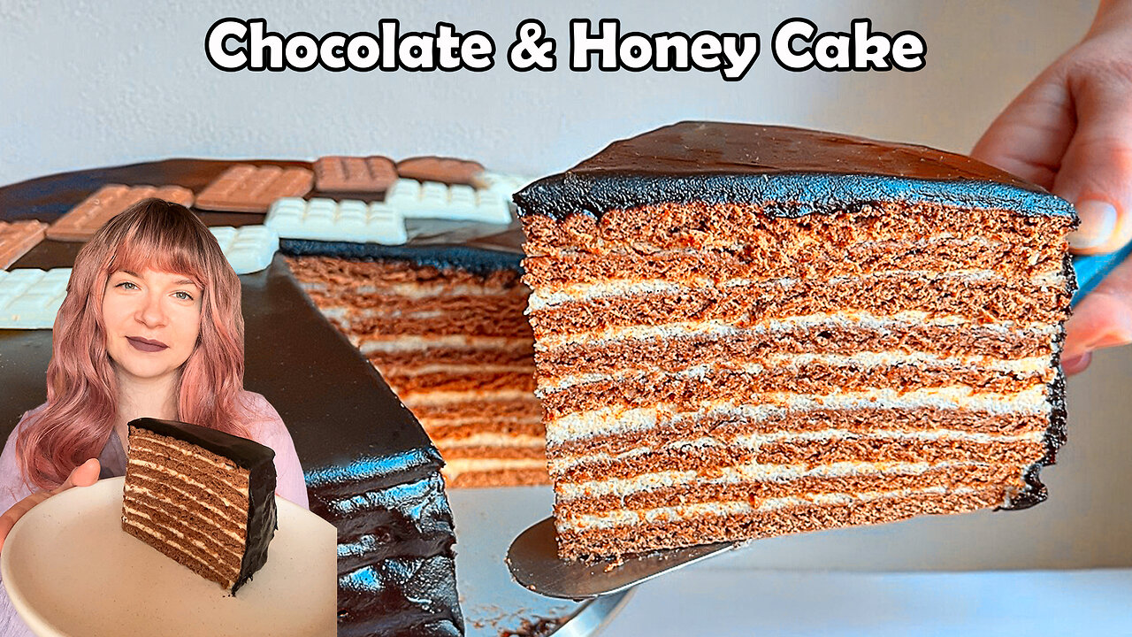 INCREDIBLY DELICIOUS CAKE ~ Soft Chocolate and Honey Cake Recipe | Violet's Home Food