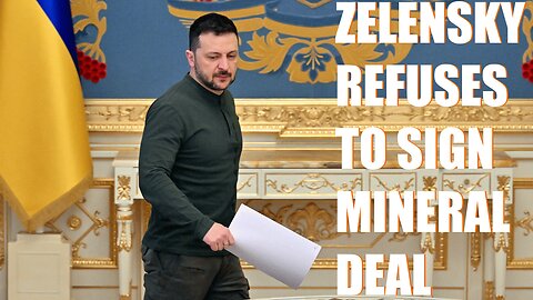 JTMS 100 | Zelensky Says He'll Leave For Ukraine In NATO, Zelensky Refuses To Sign Mineral Deal