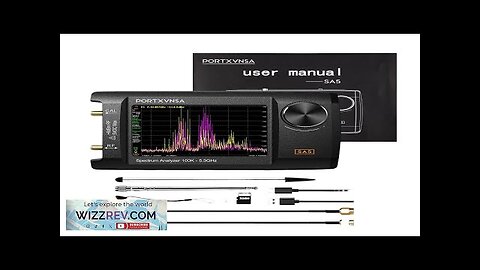 SA5 4 Inch Display Wide Frequency Range 100kHz to 6GHz RF Analyzer Review