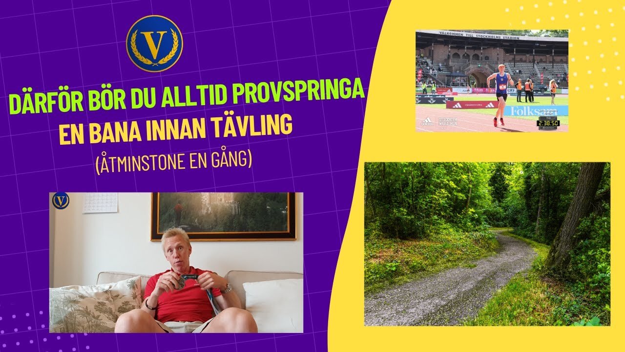 Därför bör man alltid provspringa en bana innan tävling