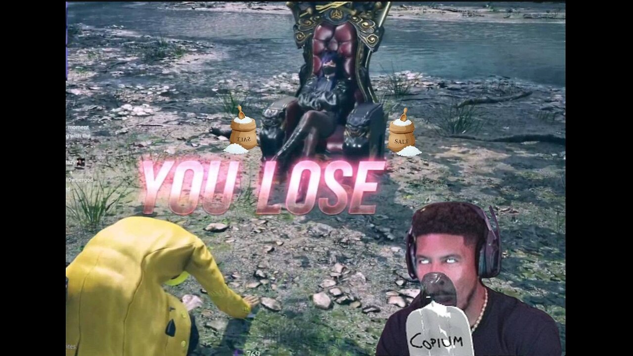 Lowtiergod inhales copium after going 0 - 5 against ⁨@HighTierSalt8⁩ .