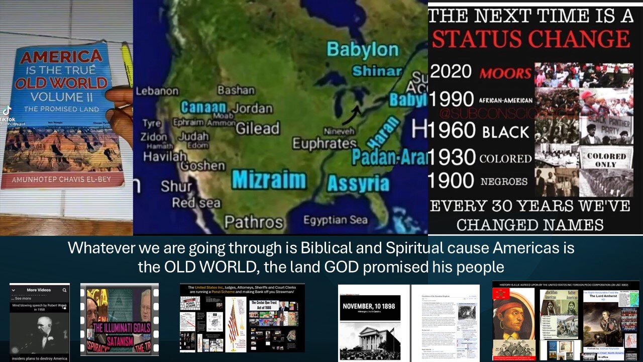 The OLD WORLD IS AMERICAS, THE LAND GOD PROMISED HIS PEOPLE- WHATEVER WE ARE GOING THRU IS DEEP!