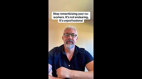 Stop Flirting at Work!