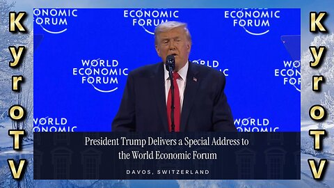 President Trump Delivers a Special Address to the WEF (Swedish subtitles)