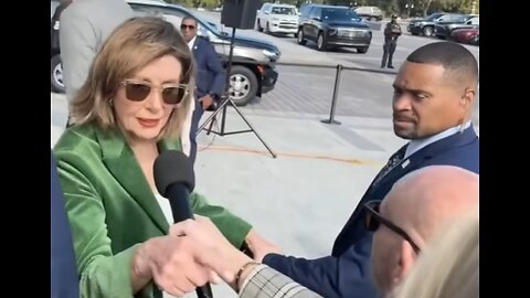 Nancy Pelosi tell reporter to SHUT UP! as reporter was searching for answers