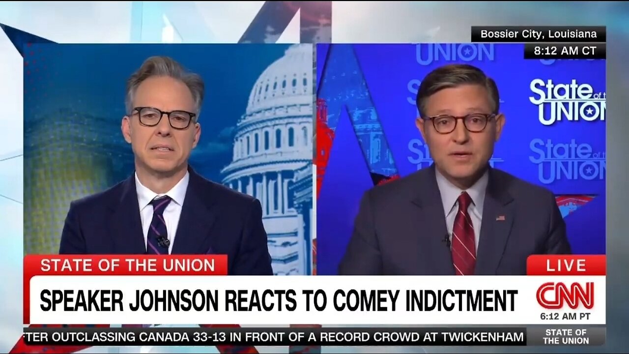 Speaker Johnson: James Comey Was Primarily Responsible For Weaponization