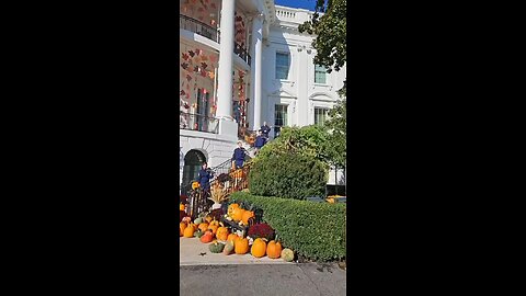 🚨 Sneak peek of the Halloween 2025 decorations at the White House