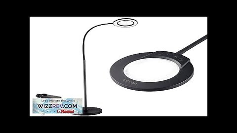 VEVOR 5X Floor Magnifying Glass with Light and Stand Flexible Gooseneck LED Review