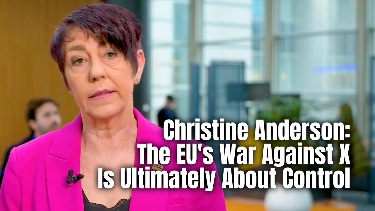 Christine Anderson: The EU's War Against X Is Ultimately About Control