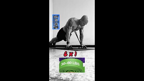 How to drop set pushups with bands