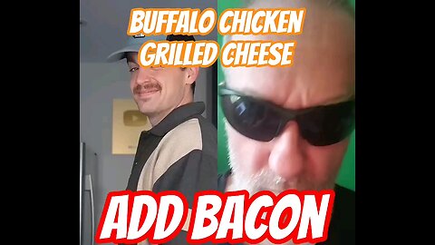 Easy Buffalo Chicken Grilled Cheese Sandwich DELICIOUS RECIPE