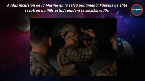 marines rescatan niños en la selva panamenia
